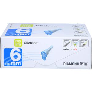 MYLIFE Clickfine Pen-Nadeln 6 mm 31 G Diamond Tip