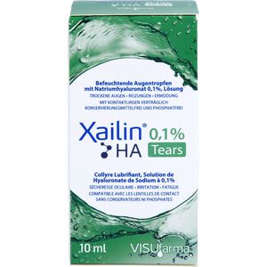 XAILIN Tears 0,1% HA Augentropfen