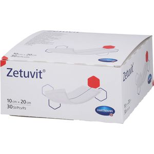 ZETUVIT Saugkompressen unsteril 10x20 cm