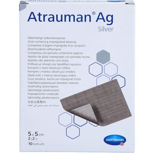 ATRAUMAN Ag 5x5 cm steril Kompressen