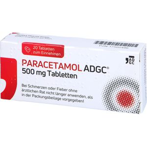 PARACETAMOL ADGC 500 mg Tabletten