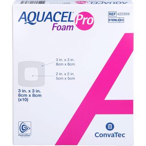 AQUACEL Foam Pro 8x8 cm Hydrofiber Schaumverband