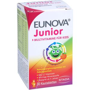 Eunova Junior Kautabletten m.Orangengeschmack 30 St