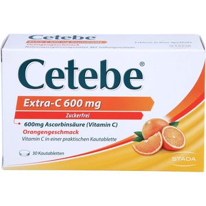 Cetebe Extra-C 600 mg Kautabletten 30 St 30 St