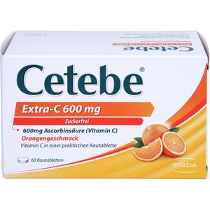 Cetebe Extra-C 600 mg Kautabletten 60 St 60 St