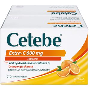 Cetebe Extra-C 600 mg Kautabletten 120 St 120 St
