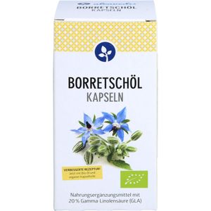 BORRETSCHÖL 500 mg Kapseln Bio vegan