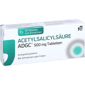 ACETYLSALICYLSÄURE ADGC 500 mg Tabletten