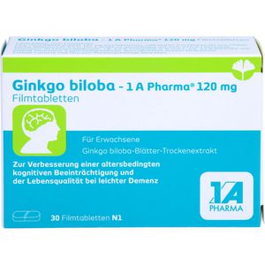 Ginkgo Biloba-1A Pharma 120 mg Filmtabletten 30 St 30 St
