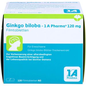 Ginkgo Biloba-1A Pharma 120 mg Filmtabletten 120 St 120 St