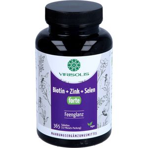 VIRISOLIS Biotin-Zink-Selen FORTE 12-Mon.vegan Tab