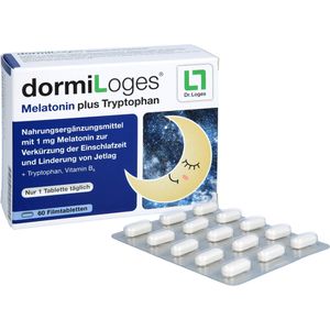DORMILOGES 1 mg Melatonin plus Tryptophan Filmtab.