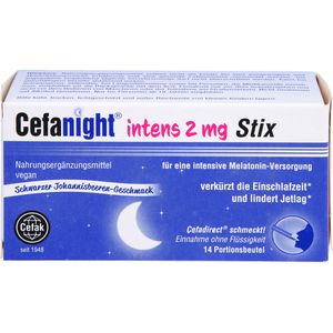 Cefanight intens 2 mg Stix 14 St