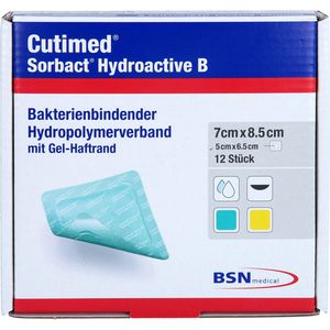 CUTIMED Sorbact Hydroactive B Gel-V.7x8,5 cm haft.