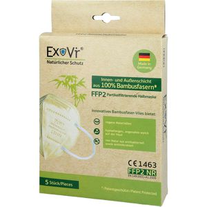 EXOVIR Bambus-Vlies FFP2 Atemschutzmaske