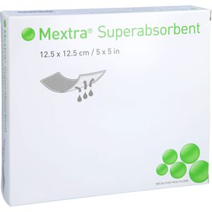 MEXTRA Superabsorbent Verband 12,5x12,5 cm