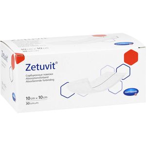 ZETUVIT Saugkompressen unsteril 10x10 cm