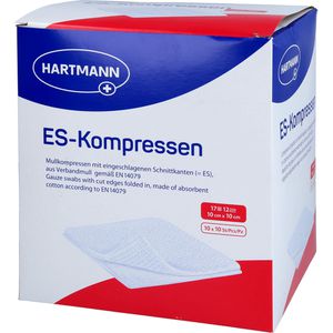 ES-KOMPRESSEN steril 10x10 cm 12fach