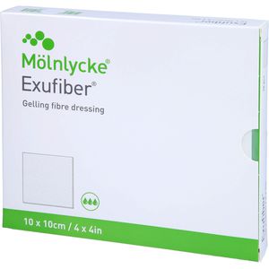 EXUFIBER 10x10 cm Gel-Faserverband