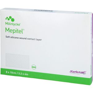 MEPITEL Silikon Netzverband 8x10 cm steril