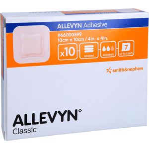 ALLEVYN Adhesive 10x10 cm haftende Wundauflage