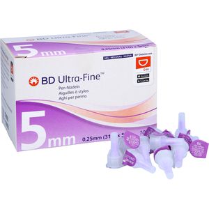 BD ULTRA-FINE Pen-Nadeln 5 mm 31 G 0,25 mm