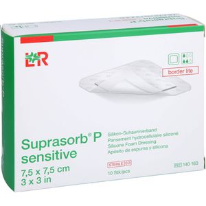 SUPRASORB P sensitive PU-Schaumv.bor.lite 7,5X7,5