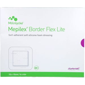MEPILEX Border Flex Lite Schaumverband 15x15 cm