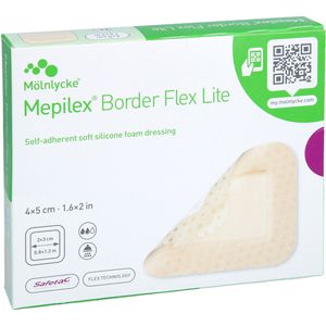 MEPILEX Border Flex Lite Schaumverband 4x5 cm