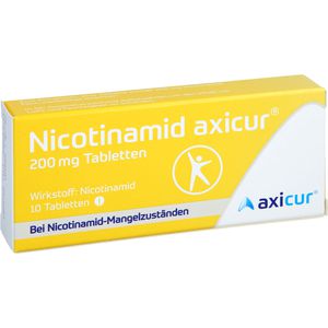 NICOTINAMID axicur 200 mg Tabletten