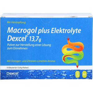MACROGOL plus Elektrolyte Dexcel 13,7 g PLE