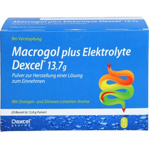 MACROGOL plus Elektrolyte Dexcel 13,7 g PLE