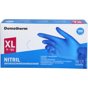 DOMOTHERM Unt.Handschuhe Nitril unste.pf XL blau