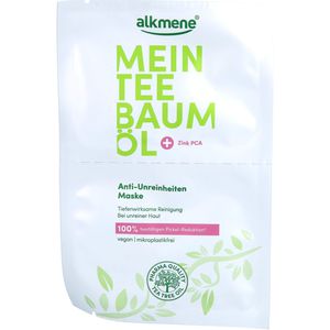 ALKMENE Mein Teebaumöl Anti-Unreinheiten Maske