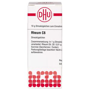 RHEUM C 6 Globuli Ind.Fert.