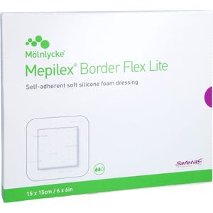 MEPILEX Border Flex Lite Schaumverband 15x15 cm