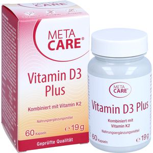 META-CARE Vitamin D3 Plus 10.000 I.E + 80 μg K2