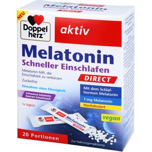 DOPPELHERZ Melatonin DIRECT Schneller Einschlafen