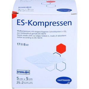 ES-KOMPRESSEN steril 5x5 cm 8fach