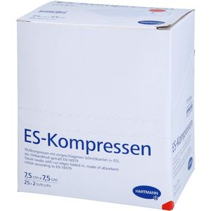 ES-KOMPRESSEN steril 7,5x7,5 cm 8fach