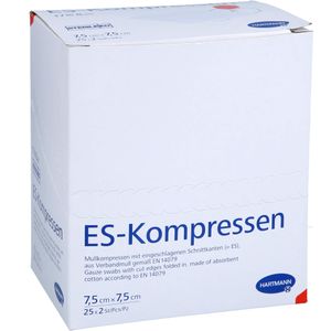 ES-KOMPRESSEN steril 7,5x7,5 cm 8fach