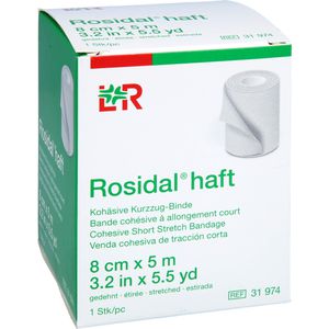 ROSIDAL haft Kompressionsbinde 8 cmx5 m