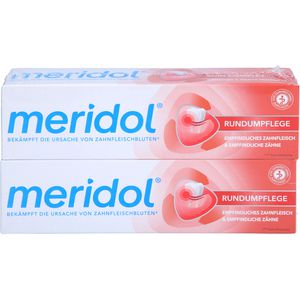 MERIDOL Rundumpflege Zahnpasta Doppelpack Arznei ml ABC - 2X75