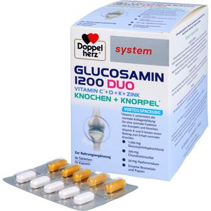 Doppelherz Glucosamin 1200 Duo system Kombipackung 120 St