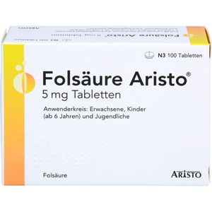 Folsäure Aristo 5 mg Tabletten 100 St 100 St