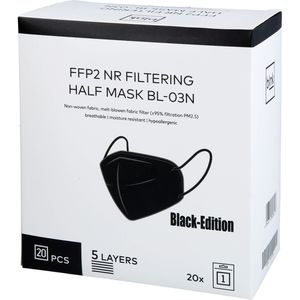 BLNK FFP2 NR Atemschutzmaske schwarz