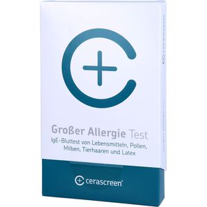 CERASCREEN Großer Allergie-Test-Kit Blut