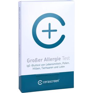 CERASCREEN Großer Allergie-Test-Kit Blut