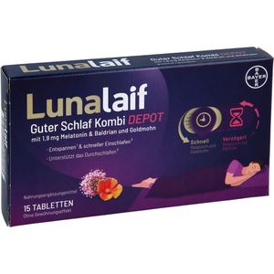 LUNALAIF Guter Schlaf Kombi Depot Tabletten