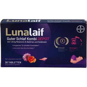 LUNALAIF Guter Schlaf Kombi Depot Tabletten